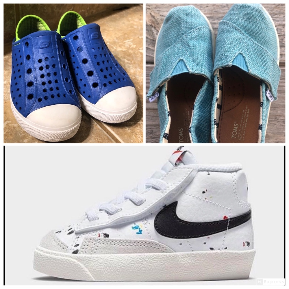 Toddler Shoe Bundle‼️ Nike, Skechers, TOMS - Size 8️⃣ and 9️⃣